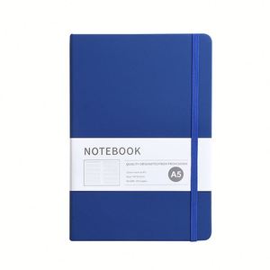 Ensemble de carnet en cuir PU relié rigide format A5 avec logo imprimé personnalisé, 100 feuilles, style professionnel, cadeau pour le bureau, l'école - Product Image 2