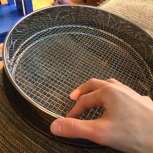 Vòng 304 thép không gỉ đất tiêu chuẩn kiểm tra sàng hạt Hạt giống địa chất phòng thí nghiệm kiểm tra sàng tiêu chuẩn cát thử nghiệm sàng - Product Image 5