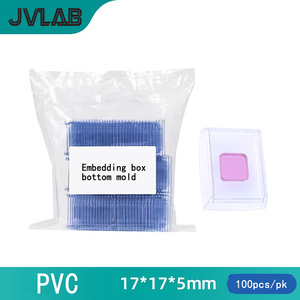Molde de Plástico PVC Desechable JVLAB para Empacar en la Parte Inferior, Múltiples Especificaciones, 100 Piezas/Paquete, Caja OCT, Congelado, Rebanado, Sellado - Product Image 6