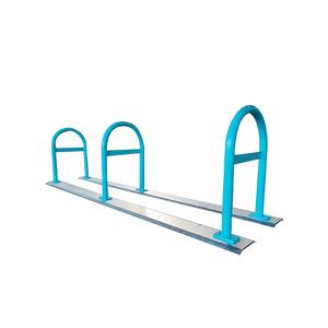 Soporte de estacionamiento de bicicletas Estación de acoplamiento de bicicletas Estante de estacionamiento de bicicletas de acero inoxidable Piso - Product Image 6