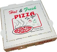Boîte à pizza pliable en carton ondulé, boîte à pizza personnalisée imprimée, boîte à pizza pour livraison à emporter avec logo