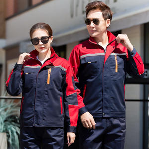 Benutzer definiertes Logo Baumwolle Arbeits kleidung Arbeits kleidung Anzug Arbeiter Arbeiter Uniform Sets - Product Image 3