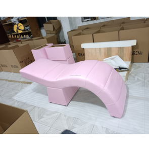 Lit de beauté incurvé Mobilier de salon de beauté Lit facial <span class=keywords><strong>SPA</strong></span> Lash - Product Image 4