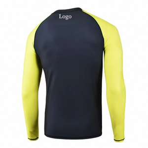Rashguard à manches longues respirant sur mesure, UPF50+, pour hommes, grande taille, vêtements de bain à séchage rapide - Product Image 2