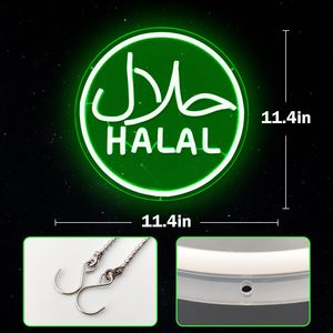 Halal Letreros Neon LED dimmable USB powered ambient <b>light</b> store <b>window</b> decoration <b>light</b> street indicator <b>light</b> landscape <b>light</b> - Product Image 3