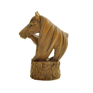 Statue de tête de cheval en résine, sculpture animale rustique vintage <span class=keywords><strong>pour</strong></span> la décoration de la maison, bureau, étagère, <span class=keywords><strong>cadeau</strong></span> idéal <span class=keywords><strong>pour</strong></span> l'inauguration d'une maison - Product Image 6