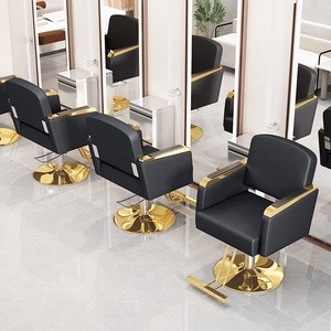 Nouveau Fauteuil de Coiffure Professionnel 2026 avec Base Dorée Moderne – Chaise de Barbier - Product Image 5