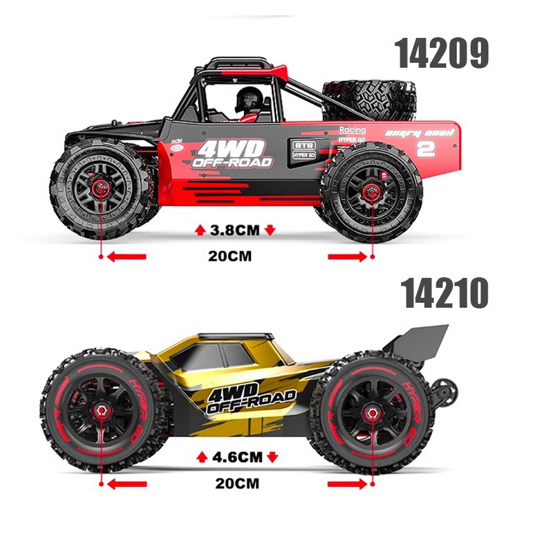 MJX Hyper Go 14210 RC Car 4WD Brushless off-Road Racing