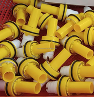 Support d'électrode rond X1 jaune et blanc, assemblage complet pour pistolet de revêtement en poudre PEM-X1