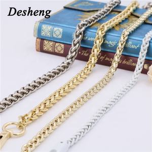 Cadena de metal Chapado en oro real Cadena de moda Bolso Correa de hombro Cadena decorativa - Product Image 3
