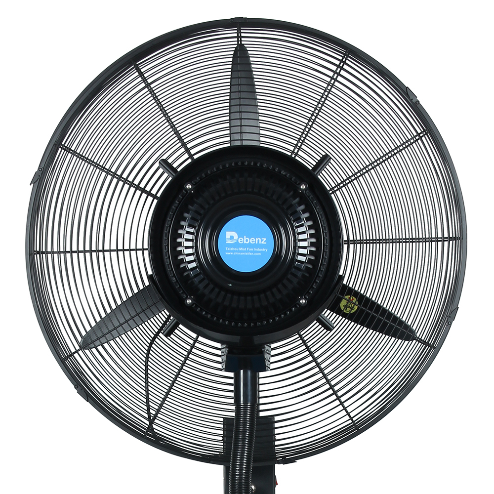 Portable électrique ventilateurs à brouillard d'eau avec jet d'eau