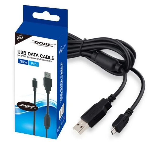 Gamegaga USB Charging Data Cable for Slim Pro Console Controller 1.8m Length 6 Months Warranty