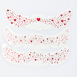 Adesivo per Tatuaggio Temporaneo di Alta Qualità con Design a Farfalla Rossa, Sicuro sulla Pelle, per Cosplay e Spettacoli Festivi - Product Image 4