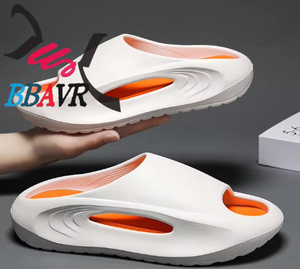 Pantuflas de Plataforma para Hombre, Chanclas, Sandalias Cómodas de Secado Rápido, Impermeables, Transpirables, Antideslizantes, con Masaje, Modernas, para el Hogar e Interiores - Product Image 2