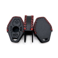 Porte-clés en cuir porte-clés porte-clés pour Bmw E46 E53 X5 X3 E83 X3 E39 série 7 5 3 330i accessoires couverture de clé de voiture