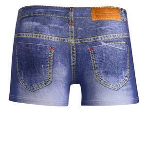 Sous-vêtements en jean pour hommes amusants et tendance, imprimés en 3D, caleçons en <span class=keywords><strong>coton</strong></span> pour hommes, caleçons, sous-vêtements, shorts élastiques, caleçons - Product Image 2