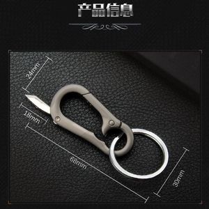 Stainless Steel Keychain Knife Compact Design Portable Outdoor Utility <b>Tool</b> With Smooth <b>Edge</b> For Unpacking - Product Image 2