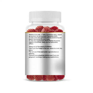 Oem multitamin gummies ללא סוכר עם ויטמינים <span class=keywords><strong>c</strong></span> e b6 b12 ריבופלבין מגנזיום גליסיינט אלדרברי תומך בעצבים העור - Product Image 3