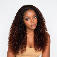 Perruque KEMY HAIR Blend 13*4 Lace Frontal Cheveux Humains Mélangés à des Cheveux Synthétiques Vente en Gros JC Texture Mate pour Femmes Noires Usage Quotidien