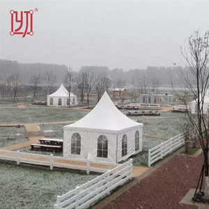 Outdoor White Pvc 3x3 5x5 6x6m 8x8m 10x10m Canopy <b>Marquee</b> UV Resistant <b>Party</b> Pagoda Tent for Sale - Product Image 2
