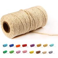 Ficelle en coton naturel pour artisanat DIY, macramé, fabrication de cordes, tricot et travaux manuels