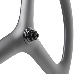 TRI-SPOKE <span class=keywords><strong>ROUE</strong></span> Vélo Route Pneu <span class=keywords><strong>3</strong></span> rayons roues 700c carbone vélo pour Route/TT/Piste Vélo 3S-55 - Product Image 5