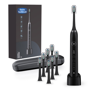 <span class=keywords><strong>Cepillo</strong></span> <span class=keywords><strong>de</strong></span> <span class=keywords><strong>Dientes</strong></span> Sónico Recargable Portátil con 5 Modos y 8 Cabezales <span class=keywords><strong>de</strong></span> Cepillado, Carga Tipo C, Diseño Impermeable para Viajes <span class=keywords><strong>de</strong></span> Adultos - Product Image 1