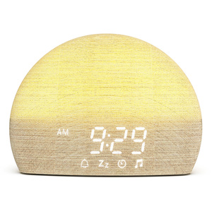 Reloj Despertador Digital Electrónico Moderno con 30 Sonidos Relajantes, Simulación de Amanecer, Ruido Blanco, Calendario y Luz Suave - Product Image 1