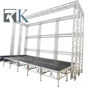 แท่นเวทีปรับระดับได้  โครงอลูมิเนียม  แท่นเวทีพกพาสำหรับงานคอนเสิร์ต งานแต่งงาน งานกลางแจ้ง - Product Image 1