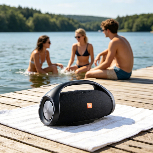 BOOMBOX Caixa De Som Potente Caixa De Som Com Microfone High Quality Sound Rich High Power Outdoor Waterproof bluetooth Speaker