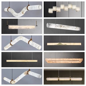 New Contemporary Hanging <b>Lighting</b> Elegant Calcite Fixture Alabaster Marble <b>Chandelier</b> Other Home Decoration <b>Chandeliers</b> Other Ot - Product Image 5