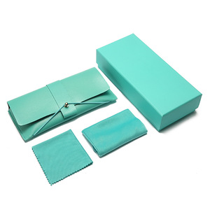 Ensemble d'emballage personnalisé pour <span class=keywords><strong>lunettes</strong></span> : Étui <span class=keywords><strong>en</strong></span> <span class=keywords><strong>cuir</strong></span> PU, chiffon doux et sac, boîtes portables de haute qualité avec logo personnalisé pour <span class=keywords><strong>lunettes</strong></span> de soleil - Product Image 6