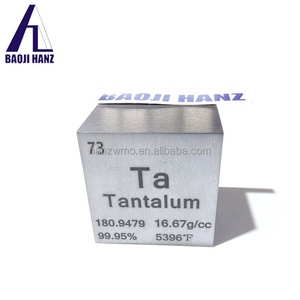 Cubos de metal personalizados, elemento de <span class=keywords><strong>densidad</strong></span> de alta pureza, Cubo de tantalio - Product Image 2