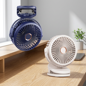 Mini ventilateur portable USB rechargeable 5V à quatre vitesses, humidificateur, emballage écologique, pour usage domestique et extérieur, en plastique durable - Product Image 5