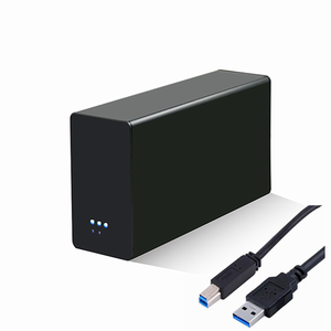 AOTECH RTS Original <span class=keywords><strong>2</strong></span> Bay <span class=keywords><strong>RAID</strong></span> USB3.0 Boîtier en aluminium Type a à 3.5 pouces SATA HDD Enclosure - Product Image 2