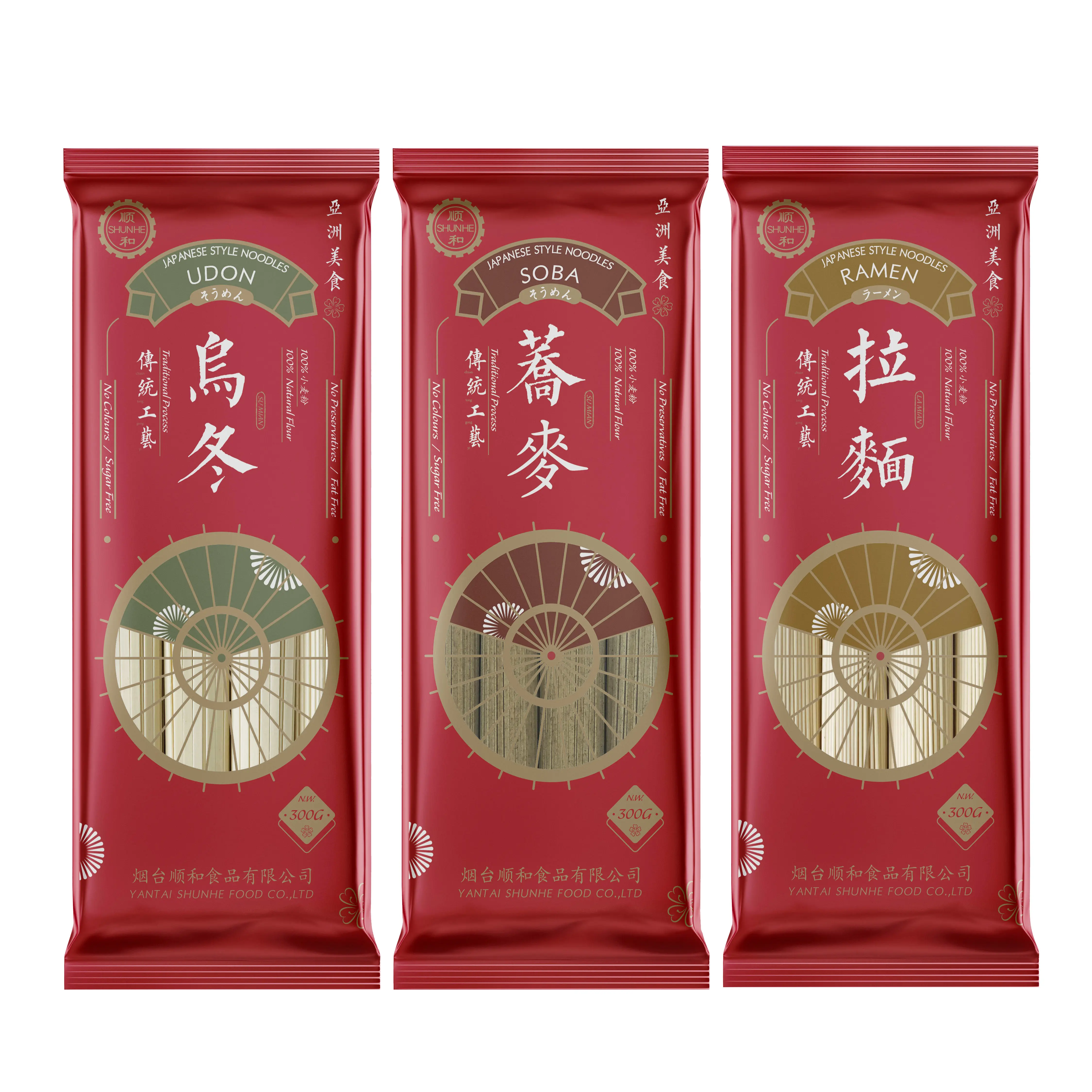 Китайский производитель BRC, оптовая продажа, OEM, в японском стиле, смешные сухие жевательные лапши Udon, рамен