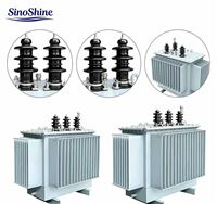 Transformateur de distribution triphasé 5000W immergé dans l'huile pour l'alimentation électrique industrielle