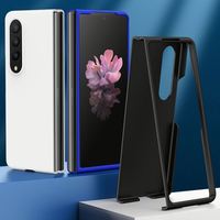 Funda Protectora Plegable para Teléfono Móvil con Marco para Cámara, Personalizable con Logotipo, en Color, para Z Fold 4/ZFold 4/Z Fold 3/2, Estilo Ins