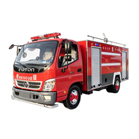 Camion de pompiers chinois 4x2 Dongfeng à double fonction eau et mousse, véhicule spécial d'intervention incendie pour les zones urbaines et les sites industriels