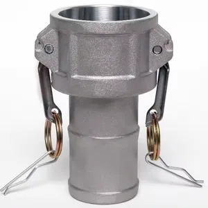 Machined CAM lock inner coupling for aluminum type C hose handle