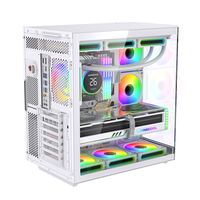 LOVINGCOOL 2025 Nouveau design Vente en gros Boîtier d'ordinateur Boîtier PC Gamer Tour moyenne Ordinateur de bureau de jeu PC Gamer Boîtier ATX MATX ITX