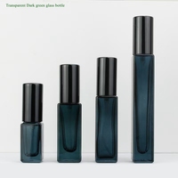 Flacon de parfum portable de luxe haut de gamme en verre de 10 ml, vaporisateur à pression de 3 ml, flacon échantillon vide de 5 ml pour sérum de soin de la peau