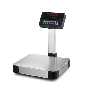 Báscula de cocina de acero inoxidable Veidt Weiging de 60 kg con plataforma de pesaje computarizada ZJ609 y pantalla dual para lectura de precios - Product Image 1