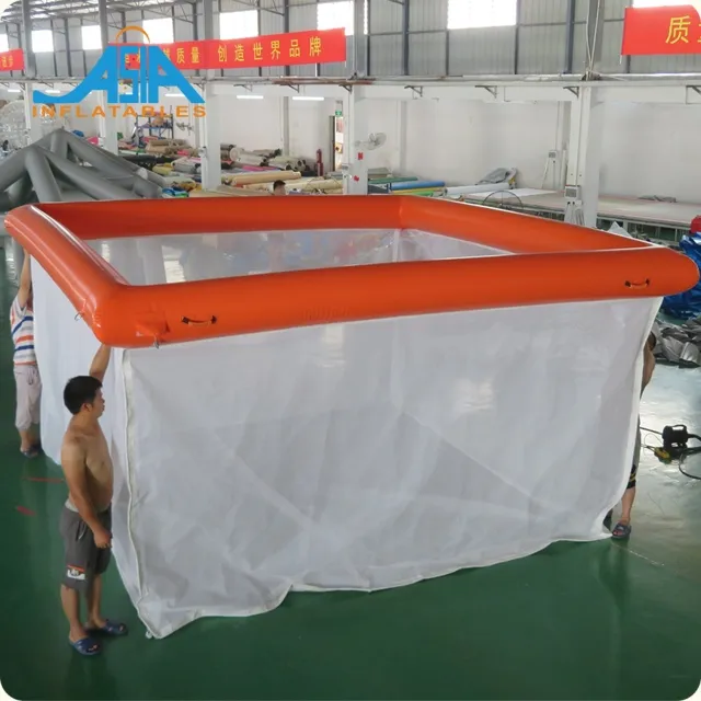 Smjdwf — piscine gonflable à flotteur de mer pour jeux en Yacht, Protection contre les poissons dans la mer, dispositif de natation