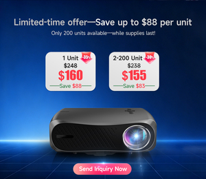 OEM A12AB Pro1750ANSI 4K <b>Projector</b> Beamer with Wifi 1080P 4K Home 2G RAM for Mobile Phone for Home Use - Product Image 2