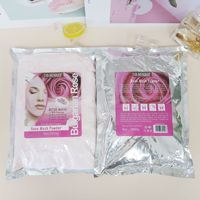 Masque doux tonifiant aux herbes de menthe poivrée, poudre hydratante et revitalisante pour la peau, boue de mer profonde hydratante à la rose