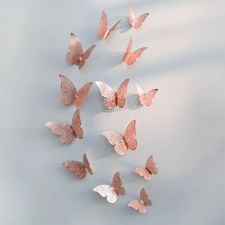 Perlengkapan Dekorasi Kue Tahun Baru Happy 2021 Hadiah Ulang Tahun Dekorasi Kertas Kupu-kupu Hiasan Atas Kue Selamat Ulang Tahun
