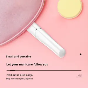 Outil de <span class=keywords><strong>manucure</strong></span> portable rechargeable par USB, meuleuse et polisseuse électrique avec moteur sans balai, élimine les peaux mortes et polit les ongles - Product Image 3