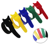 Attaches-câbles en nylon réutilisables et écologiques de 6 pouces, auto-adhésifs, à boucles auto-agrippantes, en différentes longueurs - 100 mm, 200 mm, 300 mm, 400 mm