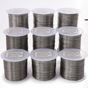 Fil en acier inoxydable fait à la main, <span class=keywords><strong>matériel</strong></span> de fabrication de <span class=keywords><strong>bijoux</strong></span> en perles créatives, bracelet, collier, vente en gros - Product Image 1